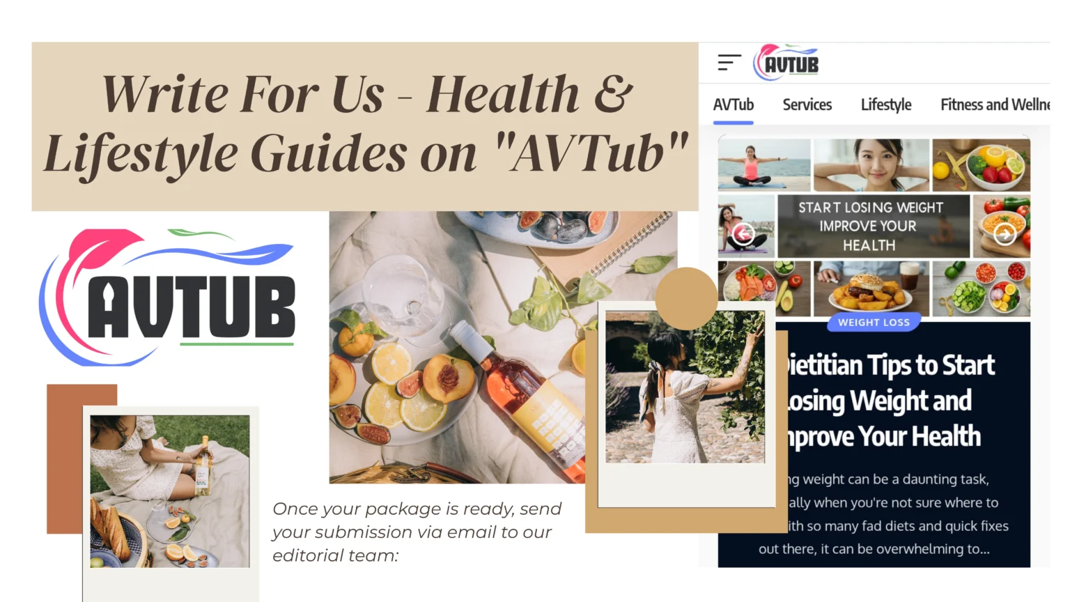 Write for Us Health, Lifestyle & Fitness: Publish Your Guest Posts on "AVTub"