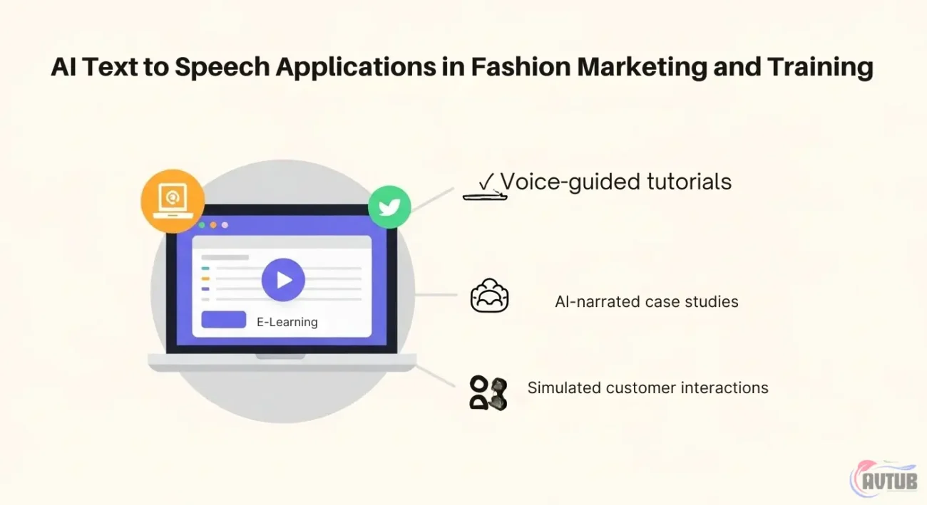 AI Text to Speech Applications in Fashion Marketing and Training