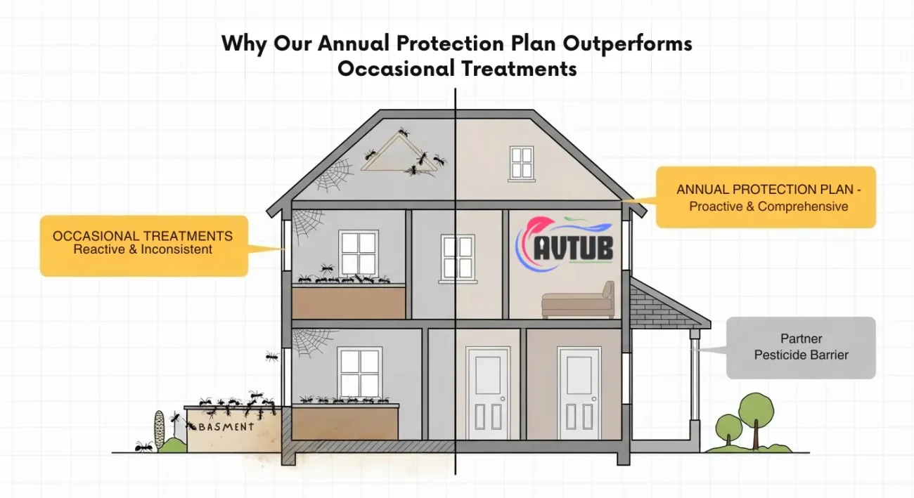 Why Our Annual Protection Plan Outperforms Occasional Treatments