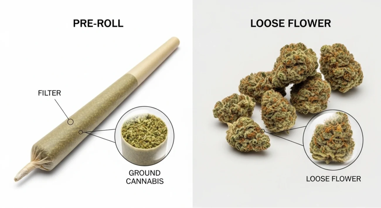 Choose Pre Rolls Over Loose Flower