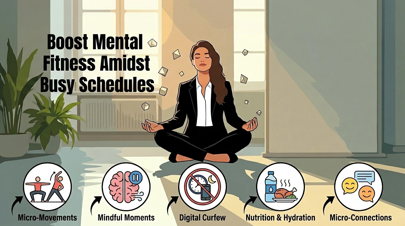 Boost Mental Fitness Busy Schedules