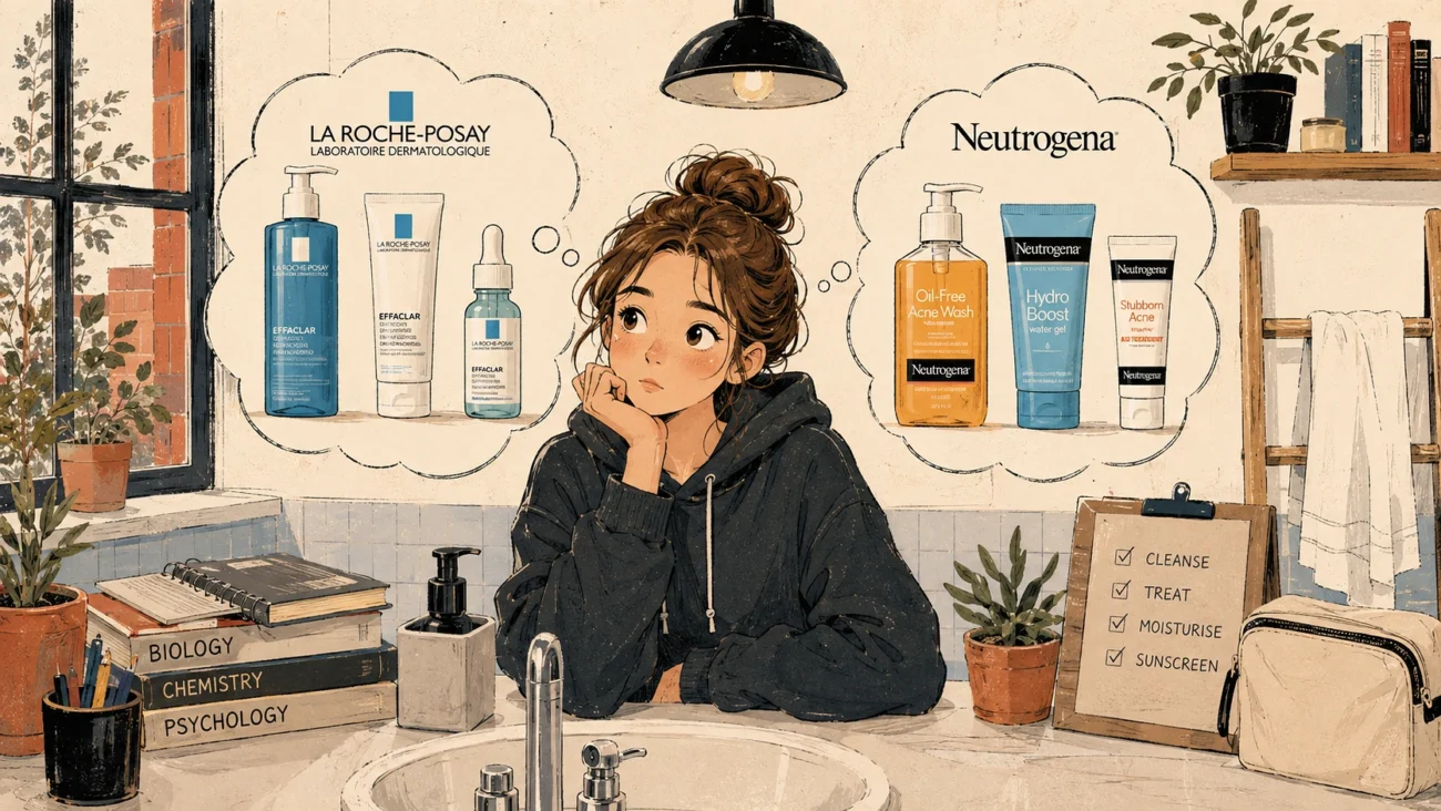 I Am a College Student. Are La Roche-Posay Products Better for Acne-Prone Skin Than Neutrogena?