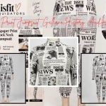Newspaper Print Jumpsuit: Galliano History And How To Style